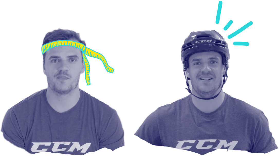 Výber veľkosti hokejové prilby